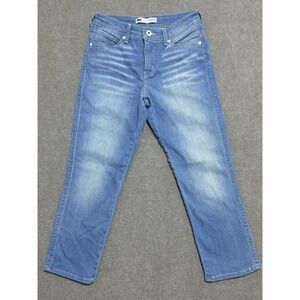 Levis Skinny Jeans Womens 6 Mid Rise Stretch Denim Flatter & Flaunt‎ Blue Jeans
